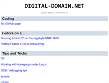 Tablet Screenshot of digital-domain.net